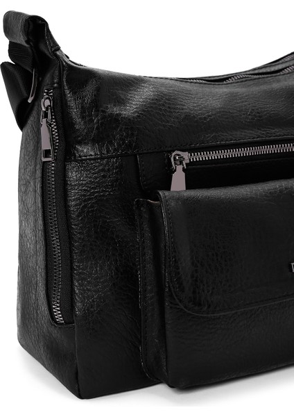 Kadın Siyah Uzun Askılı Çapraz Çanta 25ABD2103FT