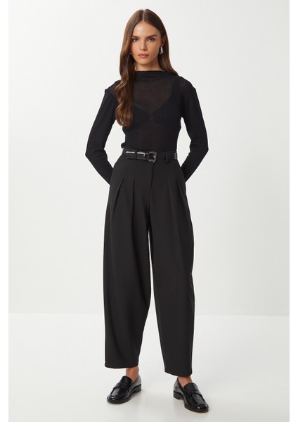 Pensli Poliviskon Balon Pantolon LGP0025 Siyah fiyatları