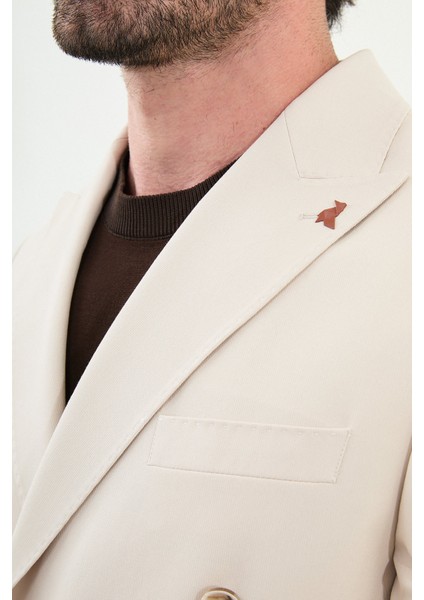 Düz Slim Fit Geniş Yaka Kruvaze Erkek Takım Elbise fiyatları