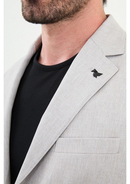 Kırçıllı Slim Fit Torba Cep Mono Yaka Erkek Takım Elbise fiyatları