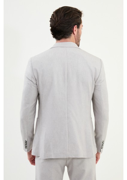 Kırçıllı Slim Fit Torba Cep Mono Yaka Erkek Takım Elbise fırsatları