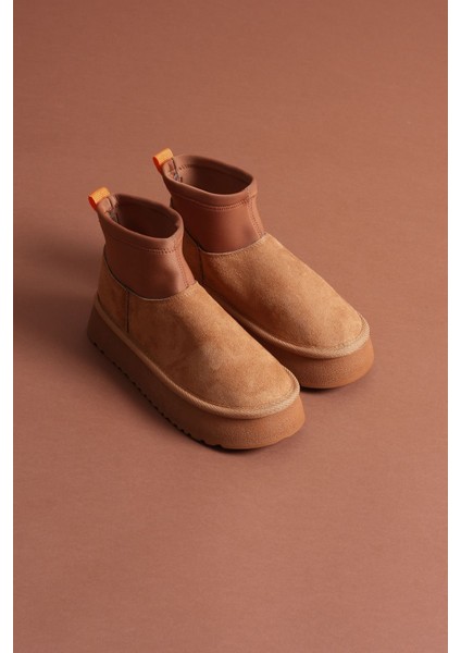 Mini Kalın Taban Içi Kürklü Streç Bot fırsatları