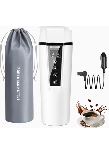 Araç Elektrikli Su Isıtıcısı, 12V/24V, Paslanmaz Çelik, Ayarlanabilir