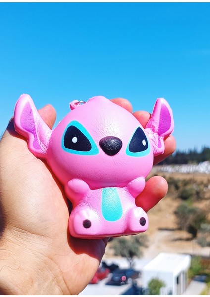 Sukuşi Oyuncak Kuromi- Stitch - Lilo 12 cm Kaliteli Sıkma Sukuşhi Anahtarlıklı Büyük Boy Sukushi modelleri
