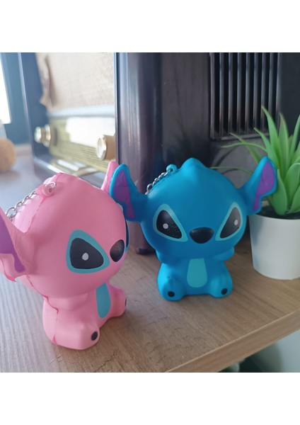 Sukuşi Oyuncak Kuromi- Stitch - Lilo 12 cm Kaliteli Sıkma Sukuşhi Anahtarlıklı Büyük Boy Sukushi fırsatları
