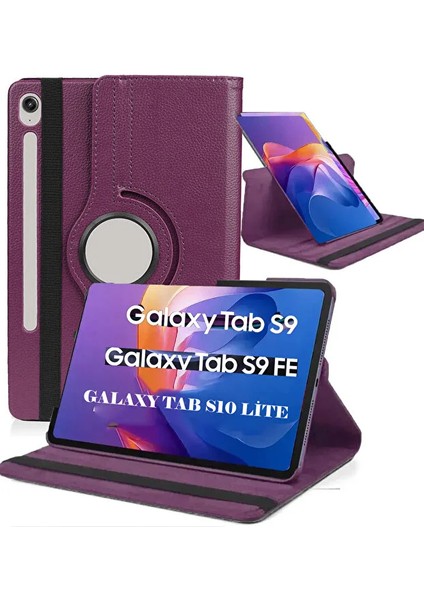 Samsung Galaxy Tab S9 Fe 10.9 SM-X510 Kılıf Dönebilen Standlı Akıllı Uyku Modlu Tablet Kapak