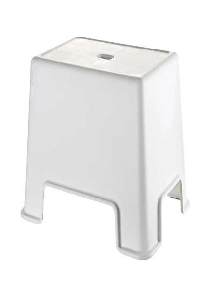 Çelik Beyaz Banyo Taburesi 128