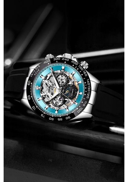 Skymarine Skeleton Mekanik Otomatik Erkek Kol Saati indirimleri