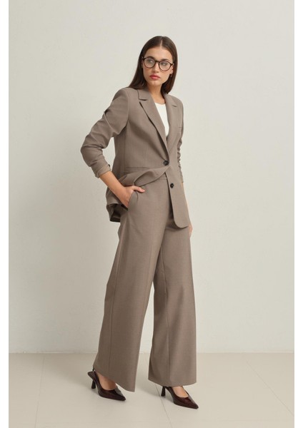 Vizon Cep ve Düğme Detaylı Basic Ceket modelleri