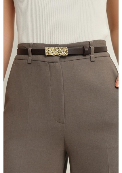 Vizon Cep Detaylı Rahat Kesim Geniş Paça Pantolon fırsatları