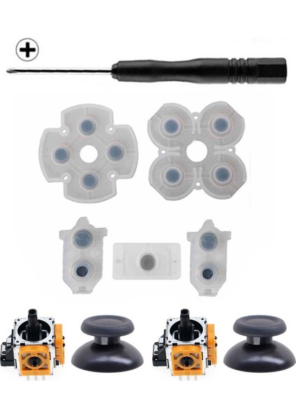 Ps4 030 040 050 055 Analog Motor Topuz Iç Lastik Tamir Set Playstation 4 Yedek Parça
