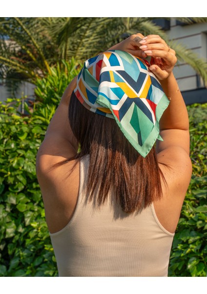 Crystal Glow %100 Ipek Saten Kadın Fular fırsatları