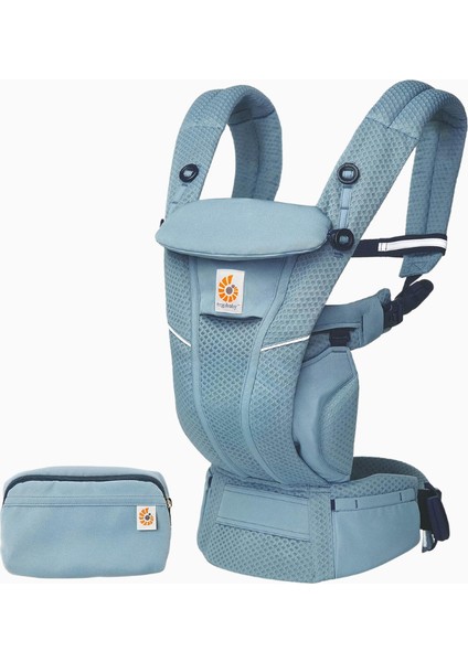 Omni Breeze Bebek Taşıyıcı, Slate Mavisi, 4 Pozisyon, Ergonomik & Nefes Alabilir