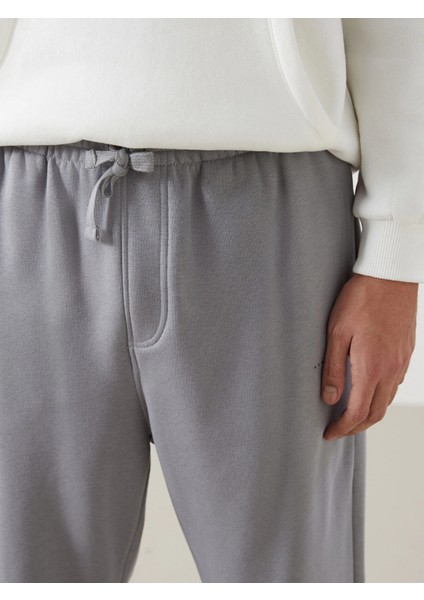 Xsıde Gri Rahat Kalıp Erkek Kalın Jogger Eşofman Altı modelleri