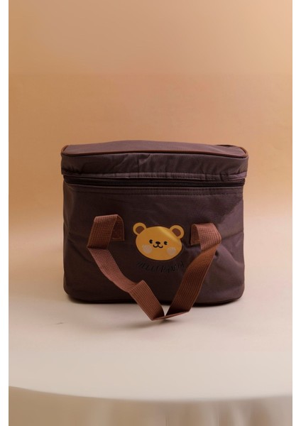 Ayıcık Detaylı Bej Yemek Çantası modelleri