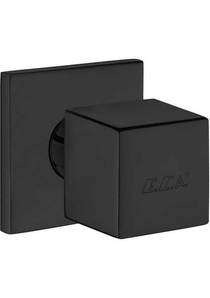 Eca Caro Ankastre Ara Kesme Valfi Mat Siyah (G 1/2") 102151033C1