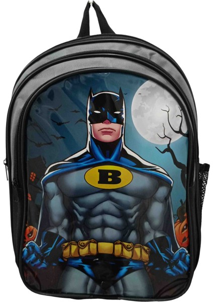 Efnanhome Erkek Çocuk Betmen Ortopedik Sırt ve Beslenme Çantası