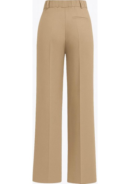 Bej Düğme Detaylı Tam Kalıp Pantolon fiyatları