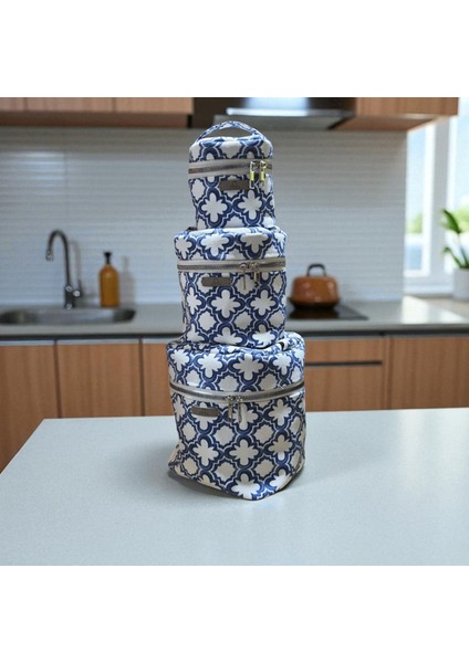 Çok Amaçlı Tutma Kollu Makyaj Çantası 3'lü Organizer Set fiyatları