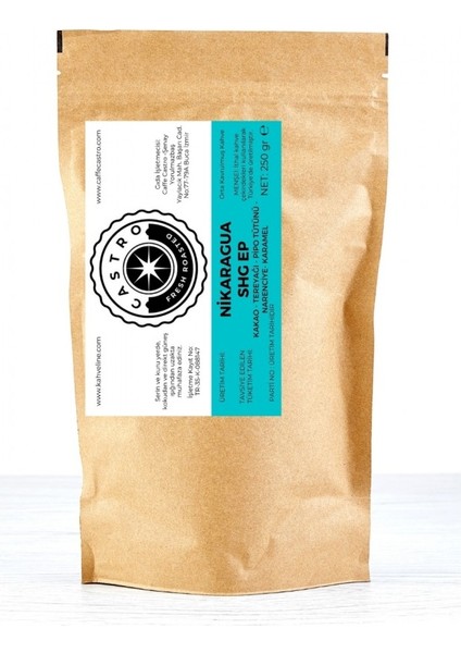 Nikaragua Shg Kahve 1000 Gr. (4X250 Gr) fiyatları