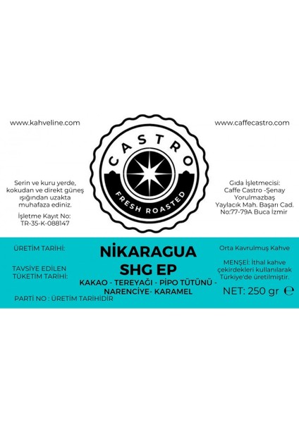 Nikaragua Shg Kahve 1000 Gr. (4X250 Gr) modelleri