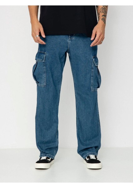 Service Cargo Loose Denim Pant