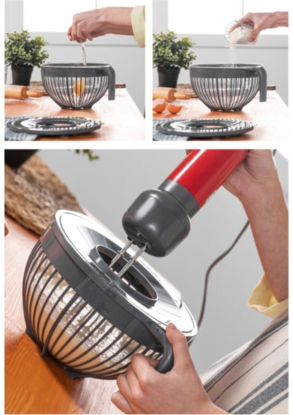 2li Linea Kapaklı Mikser Kabı 3 Litre Siyah fiyatları