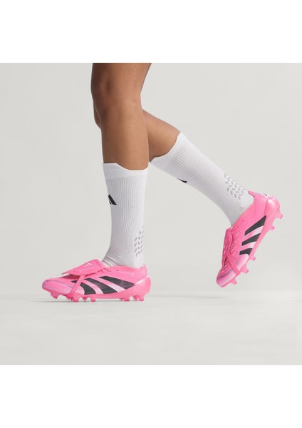 Predator Elite Fold Over Tongue Erkek Pembe Çim Saha Kramponu.- modelleri