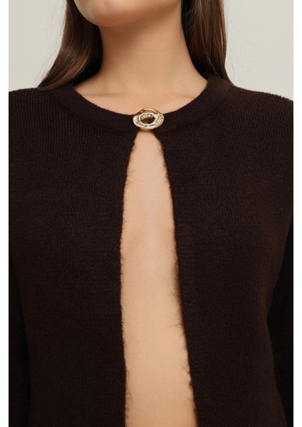 Acı-Kahve Kol Detaylı Basic Triko fırsatları