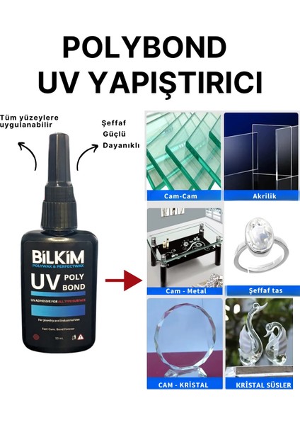 Polybond Uv Yapıştırıcı 50ML fiyatları