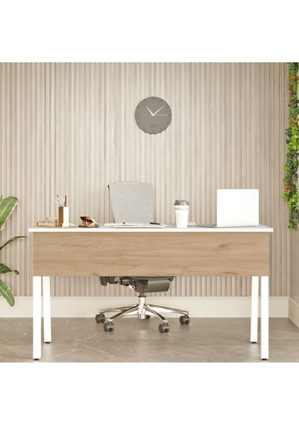 Molena Metal Çalışma Masası Ofis Masası Çekmeceli 140CM Sepet-Beyaz Ma5-Sw modelleri