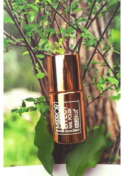 Metalik Ayna Efektli Oje Bal Köpüğü Rengi – Tek Kat Kapatıcı, Hızlı Kuruyan 11 ml Tek Şişe