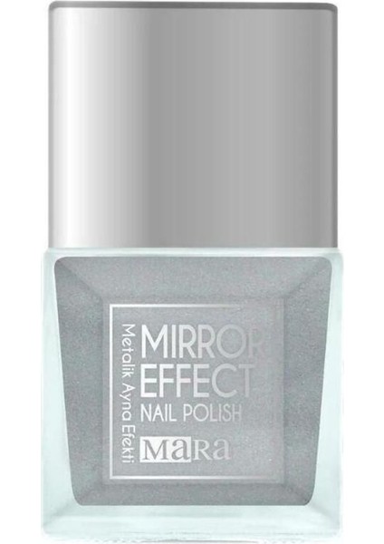 Metalik Ayna Efektli Gümüş Oje 15 ml – Çift Kapaklı, Kolay Sürüm ve Darbelere Dayanıklı Formül fırsatları