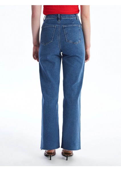 Lcw Jeans Indigo Wideleg Kadın Jean Pantolon indirimleri