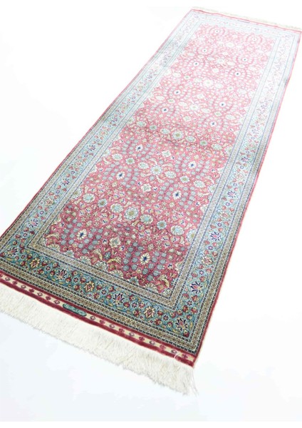Saf Ipekten El Dokuma Kayseri Halısı Yolluk 73X215 cm (1.57 M²) fırsatları