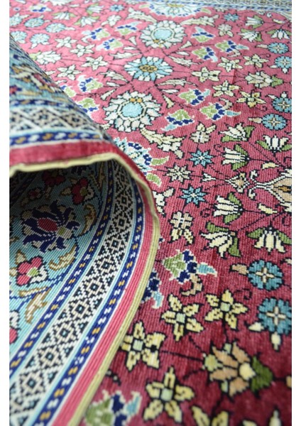 Saf Ipekten El Dokuma Kayseri Halısı Yolluk 73X215 cm (1.57 M²)