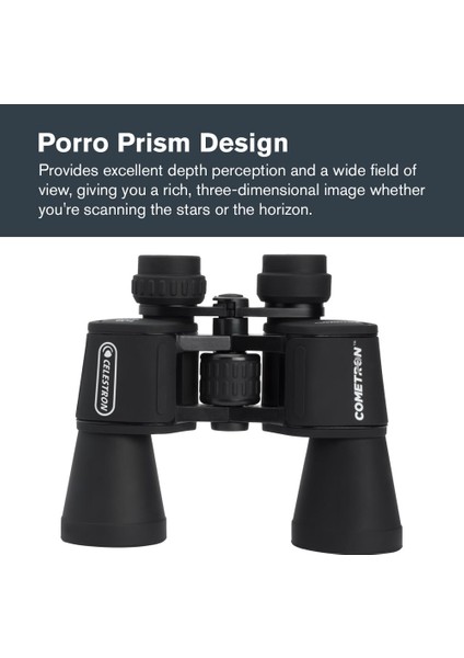71198 7X50 Cometron Dürbün Siyah modelleri