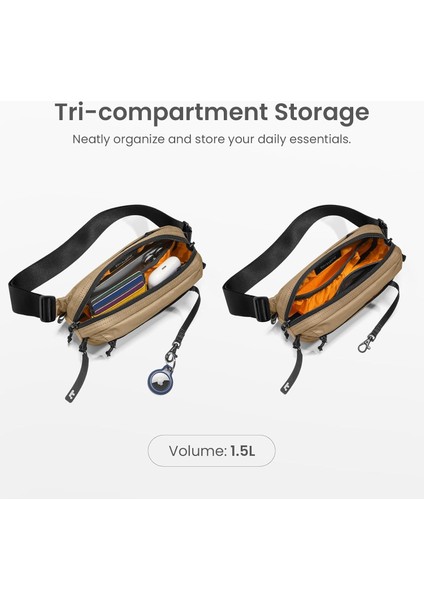 T33 Göğüs Cebi, Kahverengi, 1,5 Liter, Minimal modelleri