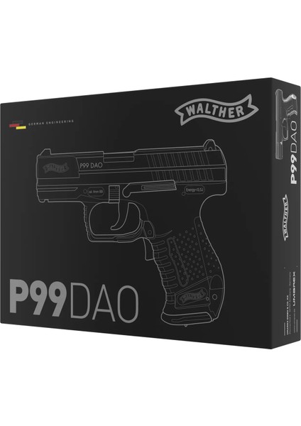 Walther P99 Dao 6 mm Siyah Pilli Tabanca