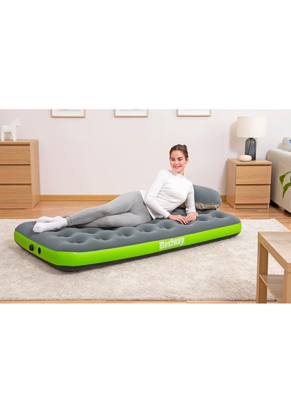 Roll & Relax Pompa Yastıklı Şişirilebilir Yatak, Tek Kişilik Xl/lo 188 x 99 x 22 cm fiyatları