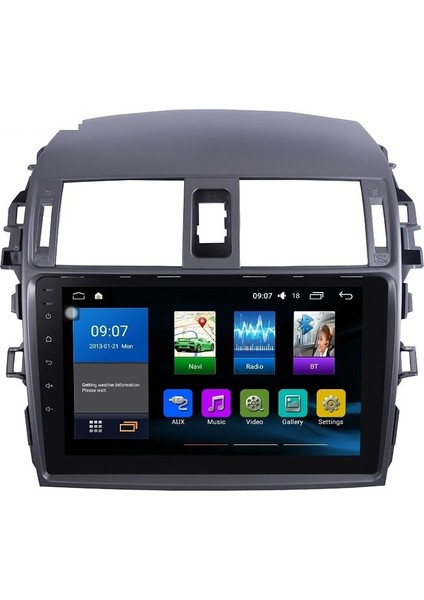 Elite Serisi Carrozzeria Toyota Corolla (08-12) Android 8gb Ram 128GB Rom 8 Çekirdek Carplay Multimedya