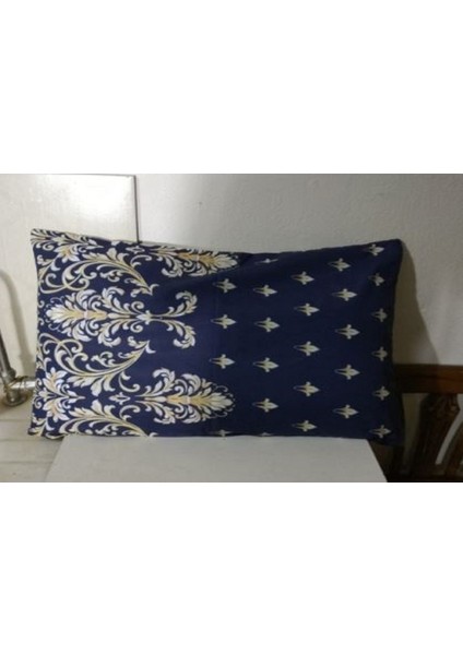 Yastıkkılıfı 2 Adet Lacivert Sarı Beyaz (48X65)KALITELI Kullanışlı Şık Güzel modelleri