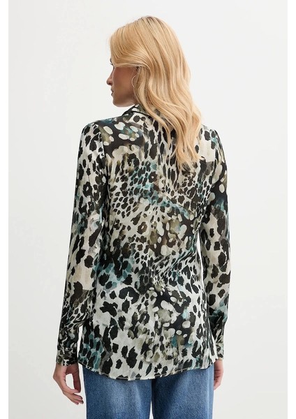 Clouis Kadın Çok Renkli Relaxed Fit Gömlek W5YH0XWDW82-PJ1R fırsatları