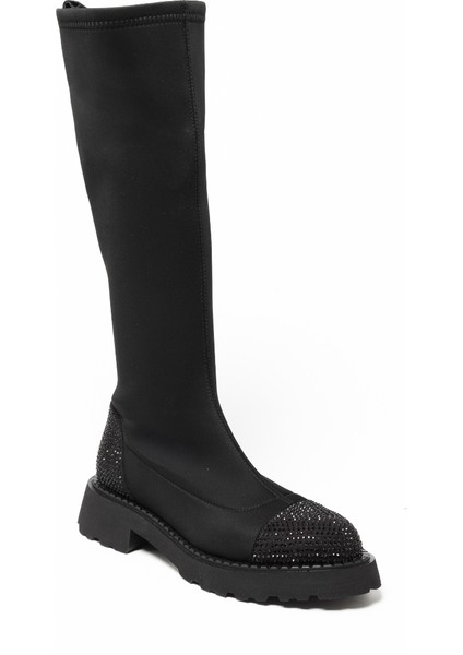 Kadın Çizme GTN-24573 John May Siyah Strec-Siyah Taş fiyatları