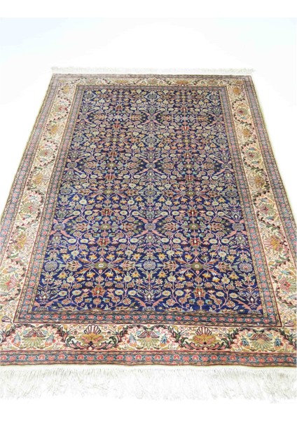 Saf Ipekten El Dokuma Yedi Dağın Çiçeği Desenli Kayseri Halısı 119X176 cm (2.09 M²) fiyatları