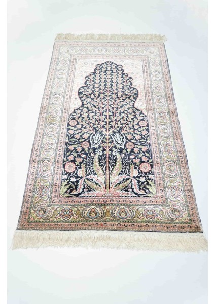Saf Ipekten El Dokuma Mihraplı Namazlık Kayseri Halısı 74X125 cm (0.92 M²) fiyatları