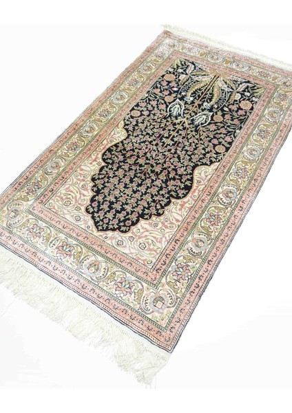 Saf Ipekten El Dokuma Mihraplı Namazlık Kayseri Halısı 74X125 cm (0.92 M²) fırsatları