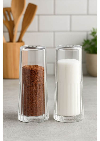 Mithra Life 2 Li Mika Baharatlık Tuzluk Biberlik Seti MIT1204