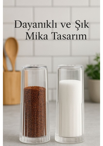 Mithra Life 2 Li Mika Baharatlık Tuzluk Biberlik Seti MIT1204 fiyatları