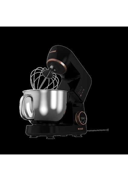 Siyah Mutfak Makineli Set Paslanmaz Çelik Malzeme ile 6 Parça Ürün İçerir